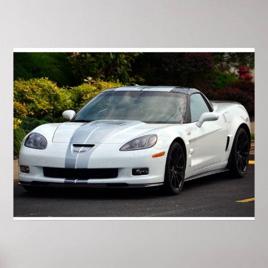 2013 60ste Jubileum C6 Corvette ZR1 Poster (Voorkant)