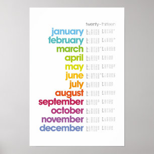 2013 Agenda Poster - Wit