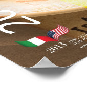 2013 Année de la culture italienne Italie Poster a (Coin)