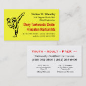 2013 carte de l'automne TKD (Devant / Derrière)