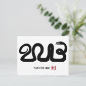 2013 Chinees Nieuwjaar Briefkaart (Staand voorkant)