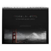 2013 Golden Gate Bridge geïnspireerd kunstwerk Kalender (Hoes)