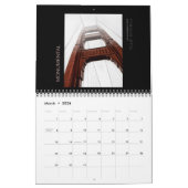 2013 Golden Gate Bridge geïnspireerd kunstwerk Kalender (Mar 2026)