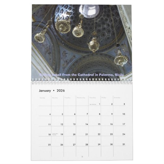 2013 Italiaans erfgoed Kalender (Jan 2026)