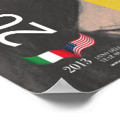 2013 Jaar van de Italiaanse cultuur Giuseppe Verdi Poster (Hoek)