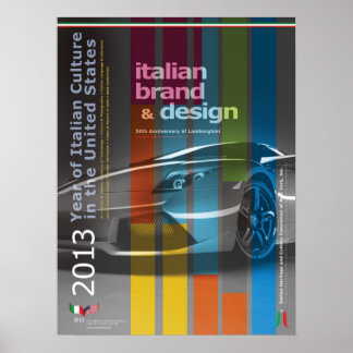 2013 Jaar van de Italiaanse cultuur — Poster van d