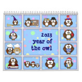 2013 jaar van de uil kalender (Hoes)