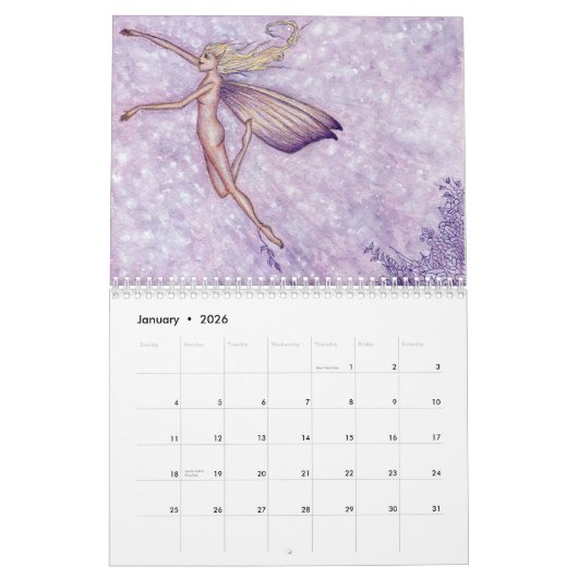 2013 Julia Cook Fantasy Calendar Kalender (Jan 2026)