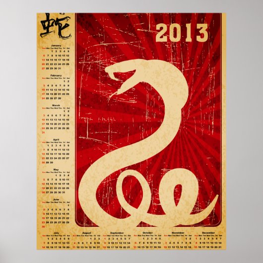2013 Kalender 2 Poster (Voorkant)