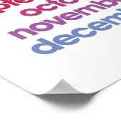 2013 kalenderposter - Wit Poster (Hoek)