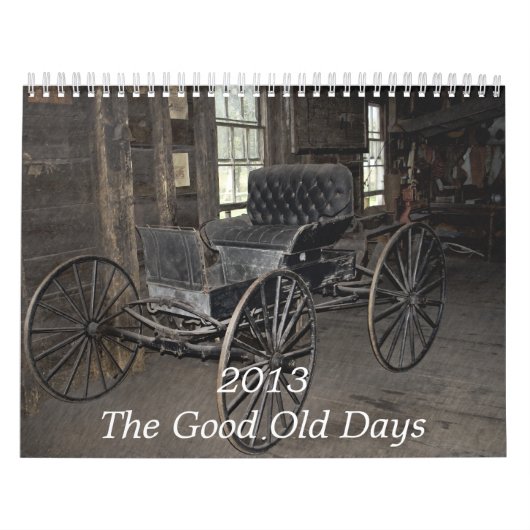 2013 Le bon vieux calendrier (Protection)