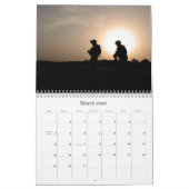 2013 Militaire silhouettes in God We vertrouwen Kalender (Mar 2026)