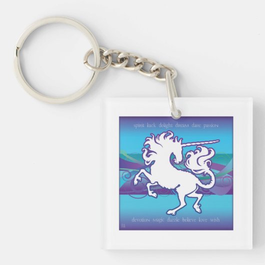 2013 Mink Gizmo Inspirerend Unicorn Sleutelhanger (Voorkant)