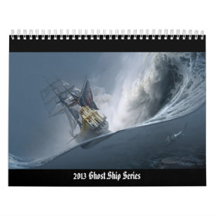 2013 Muurkalender van de Ghost-scheepsreeks Kalender