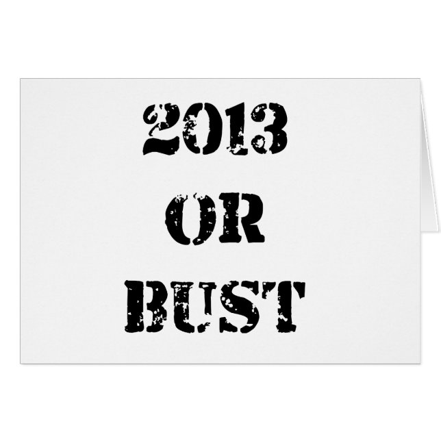 2013 of Bust (Voorkant Horizontaal)