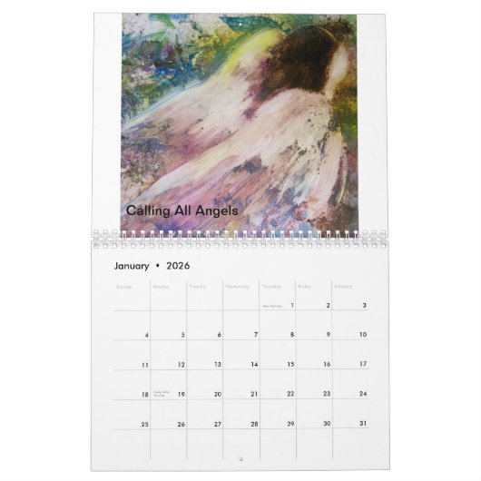 2013 peintures de calendrier par Deborah Nell (Jan 2026)