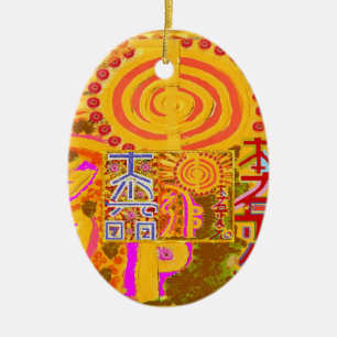 2013. REIKI VerwarmingsMASTER Symbolen Keramisch Ornament