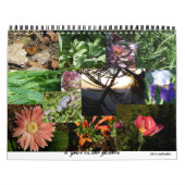 2013 Une année dans le calendrier du jardin (Protection)