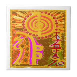 2013 v.Chr. REIKI-helingssymbolen Tegeltje