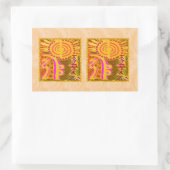 2013 ver. REIKI Helende Symbolen Rechthoekige Sticker (Tas)