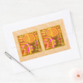 2013 ver. REIKI Helende Symbolen Rechthoekige Sticker (Envelop)