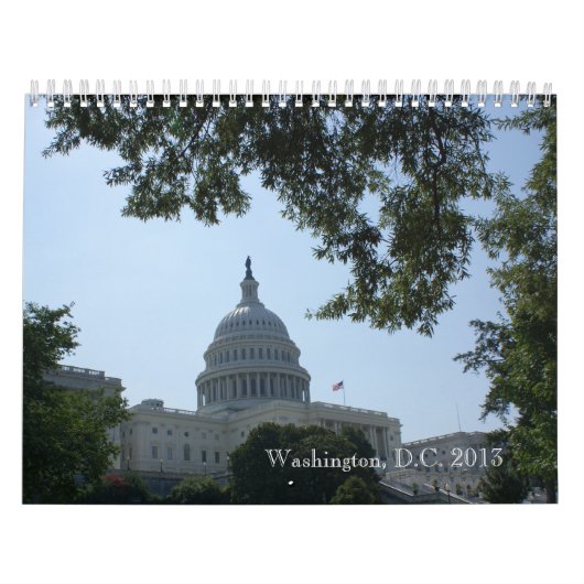 2013 Washington DC kleurenfotografie kalender (Hoes)