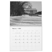2013 Washington DC (zwart-wit) Agenda Kalender (Feb 2026)