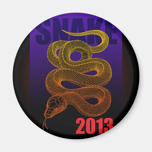 2013snake(a) magneet (Voorkant)