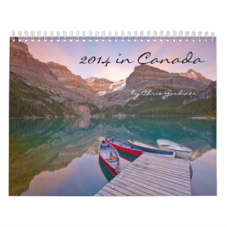 2014 12-maands kalender in Canada Scenics