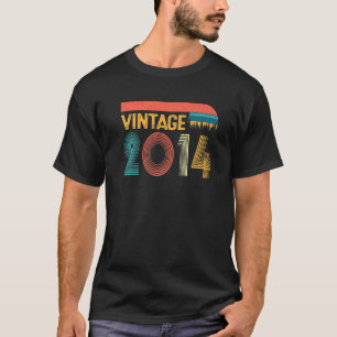  2014 9e verjaardag voor mannen 9 jaar oud t-shirt