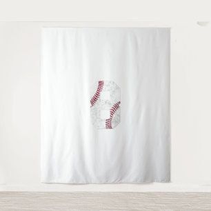 2014 Achtste 8 jaar oud Baseball Gift Achtste Wandkleed