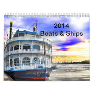 2014 bateaux et bateaux de calendrier