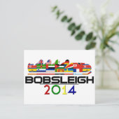 2014: Bobsled Briefkaart (Staand voorkant)