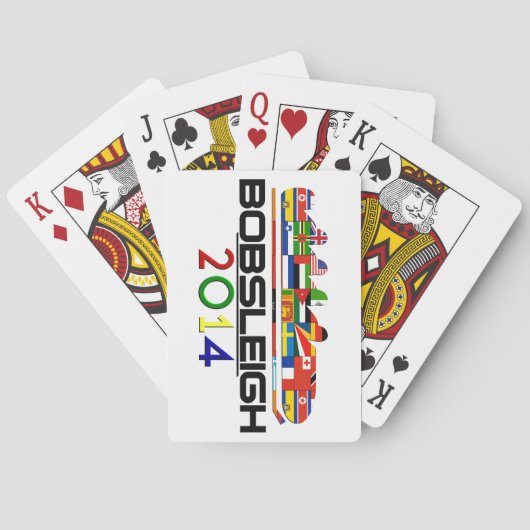 2014: Bobsled Speelkaarten (Achterkant)