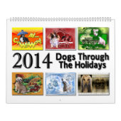 2014 chiens par le calendrier de vacances (Protection)