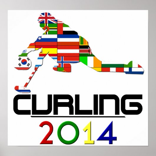 2014: Curling Poster (Voorkant)