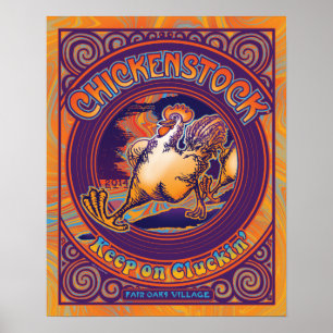 2014 Fair Oaks Chicken Stock Poster 16 x 20 inch