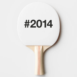 2014 Hashtag 11 Verjaardag Jubileum Tafeltennisbatje