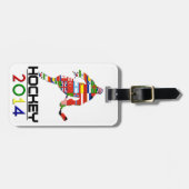 2014: Hockey Bagagelabel (Voorkant horizontaal)