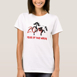 2014 Jaar van het T-shirt voor paarden
