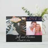 2014 Las Vegas Wedding Invitation Kaart (Staand voorkant)