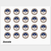 2014 Mededeling Ronde Sticker (Vel)