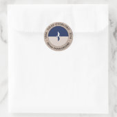 2014 Mededeling Ronde Sticker (Tas)