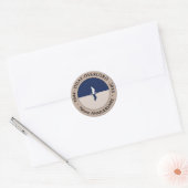 2014 Mededeling Ronde Sticker (Envelop)