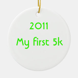 2014 Mijn eerste 5k Keramisch Ornament