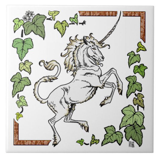 2014 MinkiMode-Collectie: Ivy Large Tile Tegeltje (Voorkant)