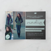 2014 Modern Ribbon Graduation Invitations 2 (Binnen)