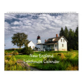 2014 New England Lighthouse Calendar Super size Kalender (Hoes)