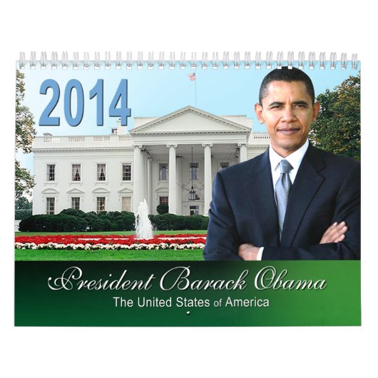 2014 Obama Collectible Keepomwille Agenda II Kalender (Hoes)
