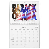 2014 Obama collectible Keepsaké Calendrier I (Mar 2027)